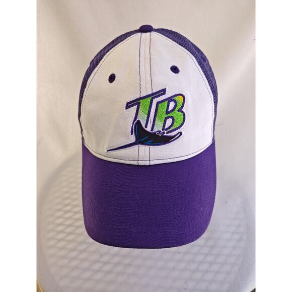 Tampa Bay Devil Rays Nike Club Hat Cap‎ Structured Adjustable Purple Hat MLB - Picture 1 of 9